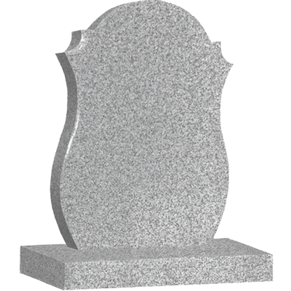 Fairmont Round Top Headstone with Barrelled Sides | MM028