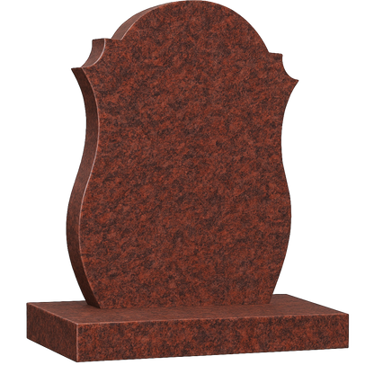 Fairmont Round Top Headstone with Barrelled Sides | MM028