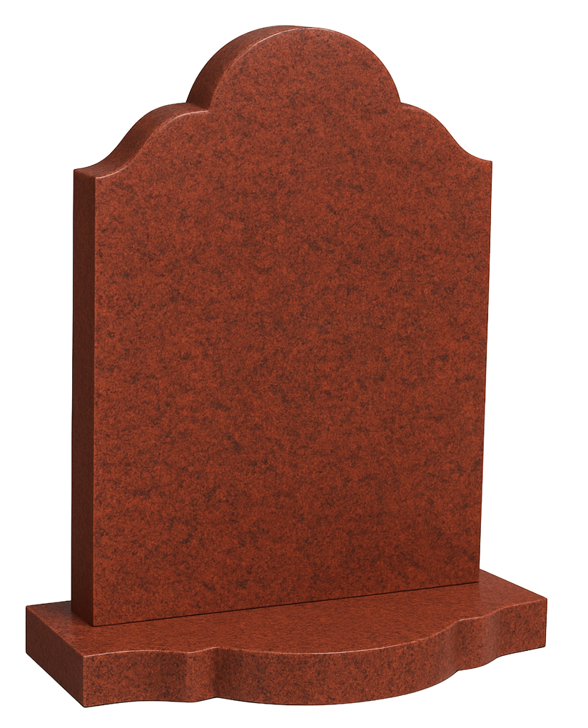 Elysian Classic Round Top Headstone with Ogee Shoulders | MM017