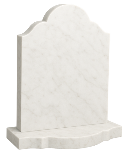Elysian Classic Round Top Headstone with Ogee Shoulders | MM017
