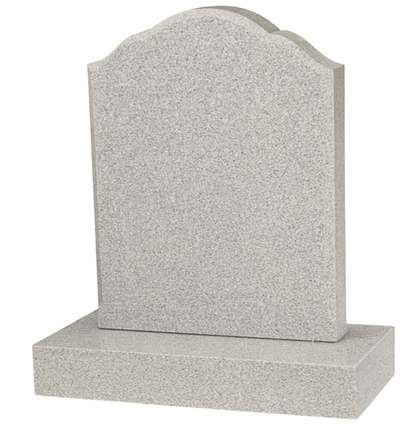 Solenne Bow Top Headstone with Ogee Shoulders | MM018