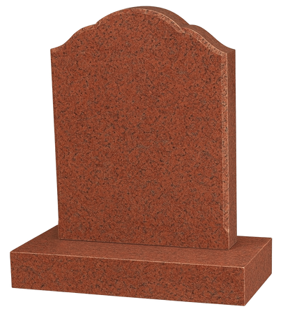 Solenne Bow Top Headstone with Ogee Shoulders | MM018