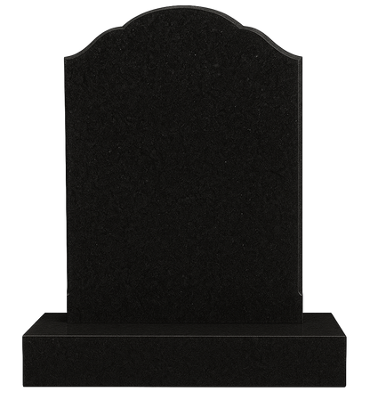 Solenne Bow Top Headstone with Ogee Shoulders | MM018