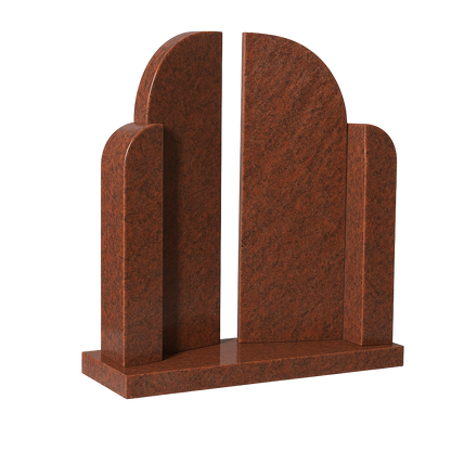 Gates of Heaven Sculpted Religious Headstone | MM020