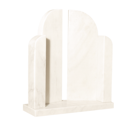 Gates of Heaven Sculpted Religious Headstone | MM020