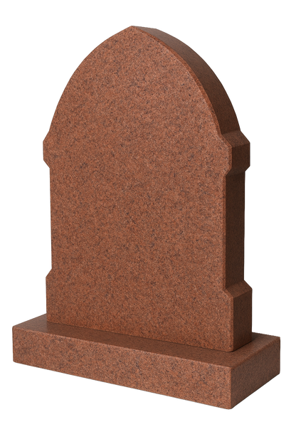 Cathedral Gothic Arch Headstone with Chamfered Ends | MM022
