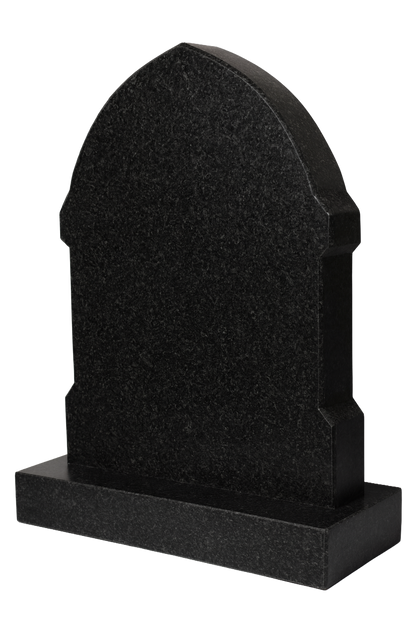 Cathedral Gothic Arch Headstone with Chamfered Ends | MM022