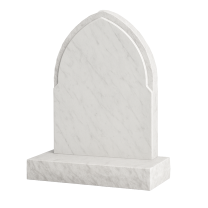 Ardent Gothic Natural Rock Headstone | MM042