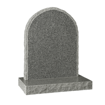 Haven Half Round Natural Rock Headstone | MM043