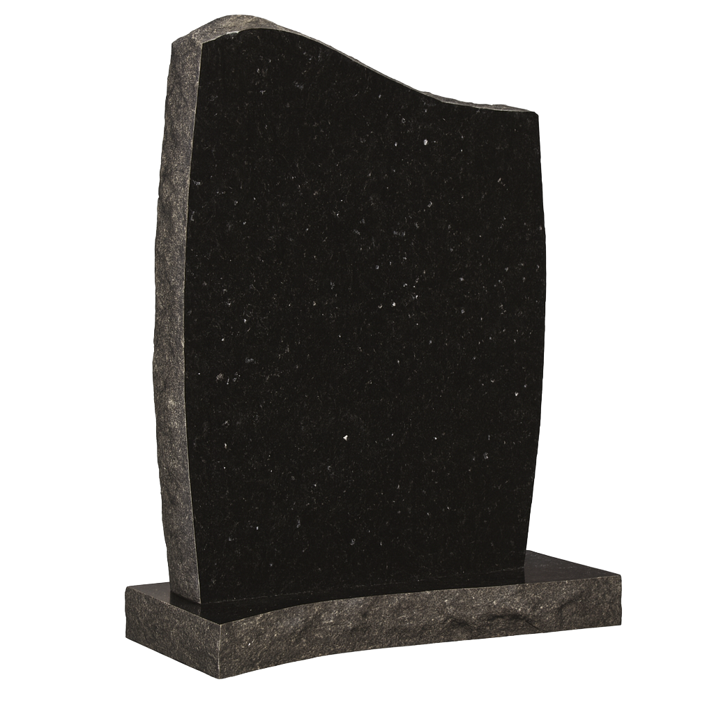 Stonehaven Half Ogee Natural Rock Headstone | MM044