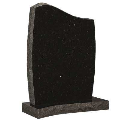 Stonehaven Half Ogee Natural Rock Headstone | MM044