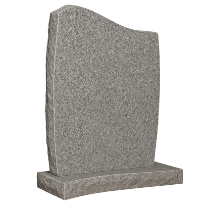 Stonehaven Half Ogee Natural Rock Headstone | MM044