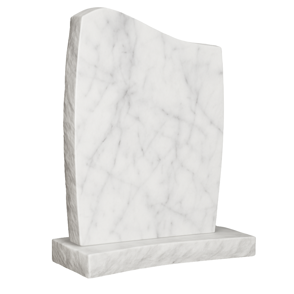 Stonehaven Half Ogee Natural Rock Headstone | MM044