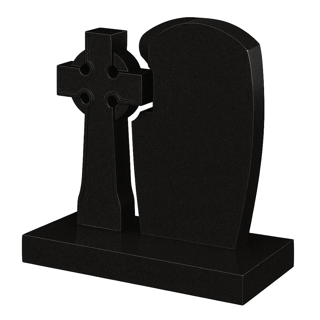 Celtara Celtic Wheel Cross Headstone | MM032