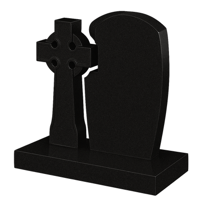 Celtara Celtic Wheel Cross Headstone | MM032