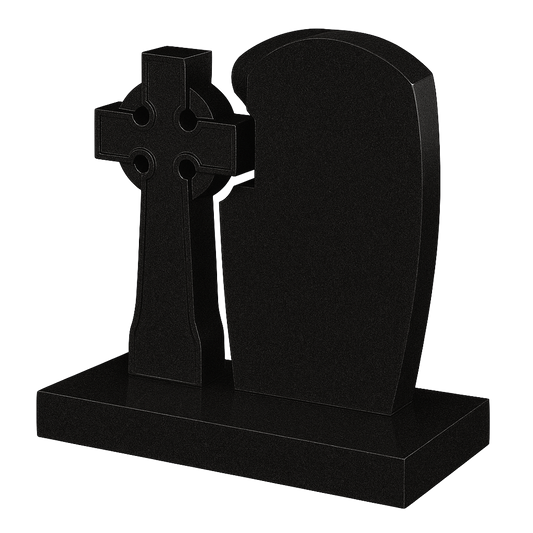 Celtara Celtic Wheel Cross Headstone | MM032