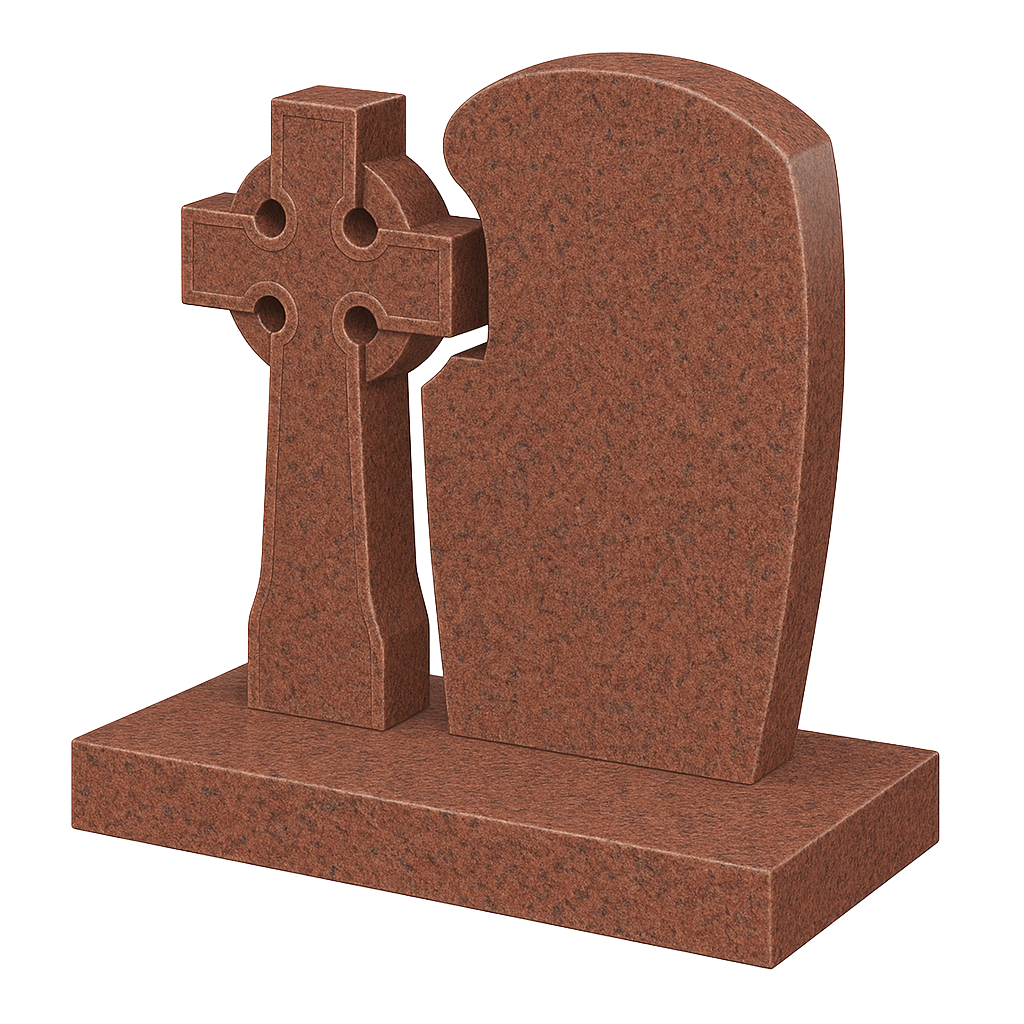 Celtara Celtic Wheel Cross Headstone | MM032