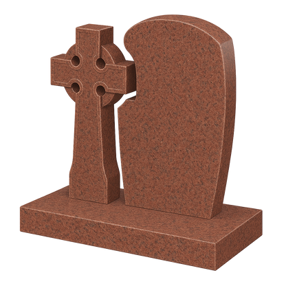 Celtara Celtic Wheel Cross Headstone | MM032