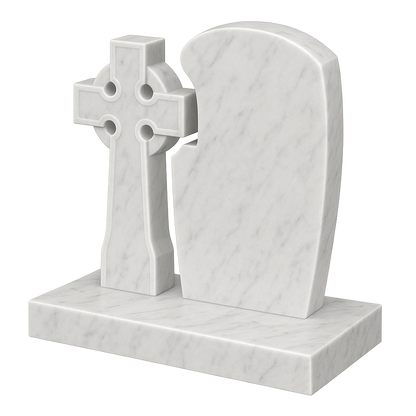 Celtara Celtic Wheel Cross Headstone | MM032