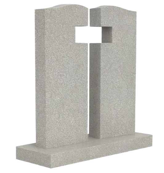 Seraphis Gates of Heaven Headstone with Cross | MM031