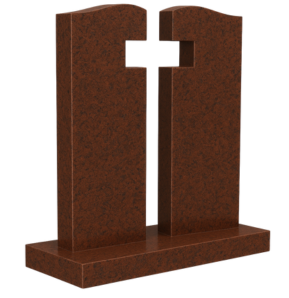 Seraphis Gates of Heaven Headstone with Cross | MM031