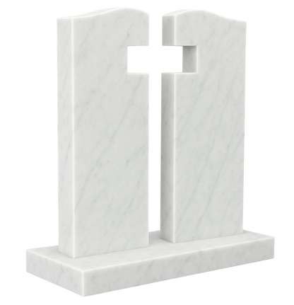 Seraphis Gates of Heaven Headstone with Cross | MM031