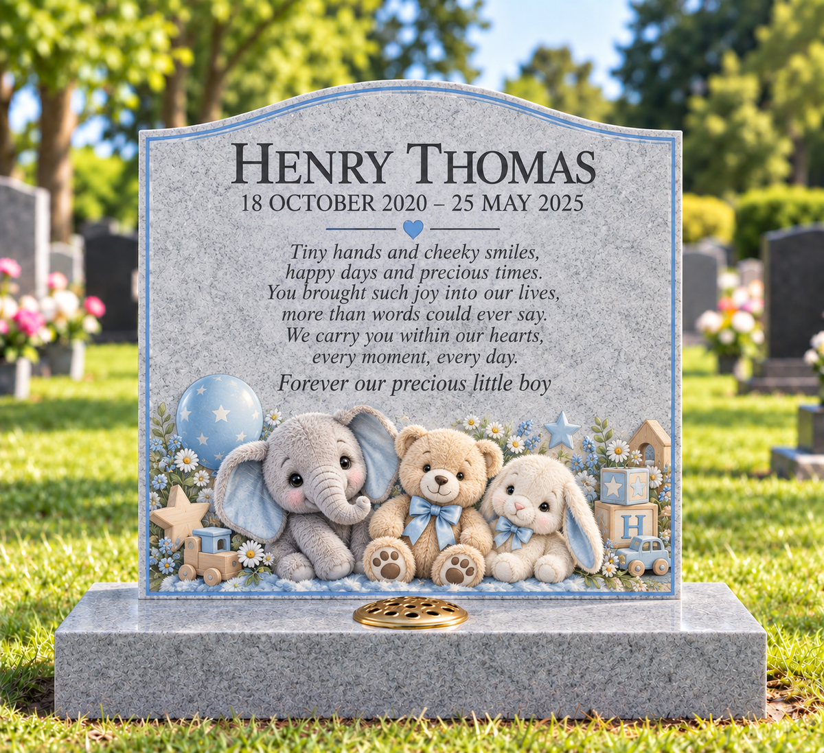 Teddy & Plush Children's Custom Memorial Designs
