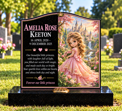 Princess & Fairytale Children's Custom Memorial Designs