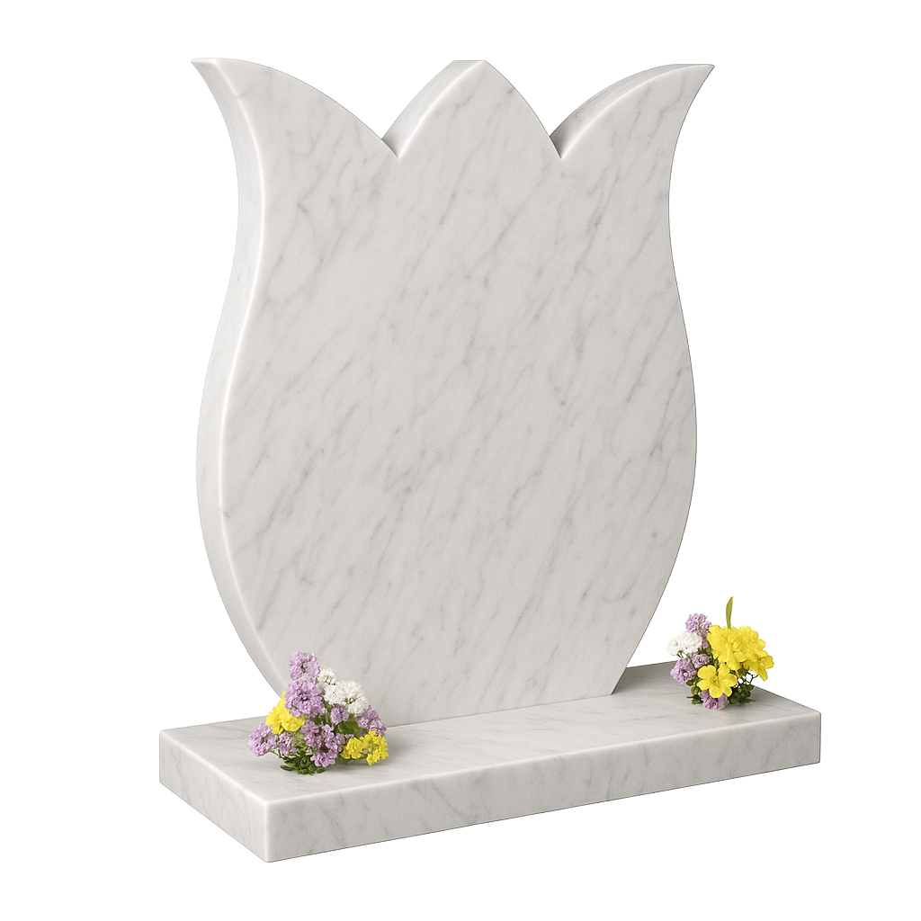 Florentina Tulip Shaped Headstone | MM056