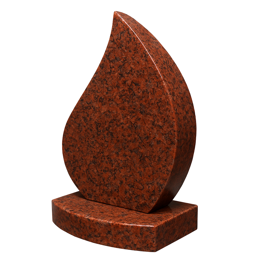 Eterna Tear Teardrop Shaped Headstone | MM057