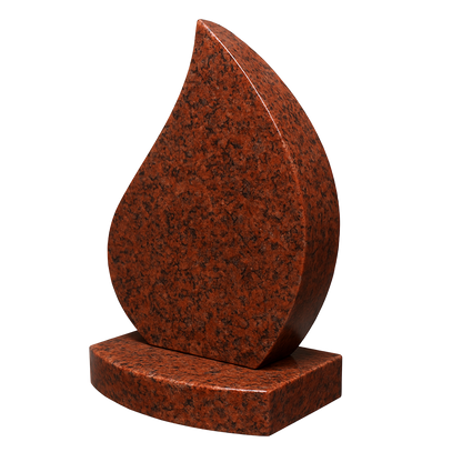 Eterna Tear Teardrop Shaped Headstone | MM057
