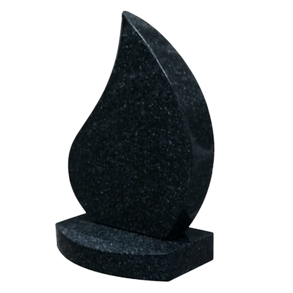 Eterna Tear Teardrop Shaped Headstone | MM057
