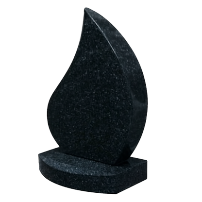 Eterna Tear Teardrop Shaped Headstone | MM057