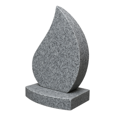 Eterna Tear Teardrop Shaped Headstone | MM057