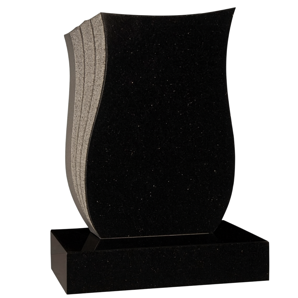 Novara Contemporary Headstone with Rebated Edge | MM058