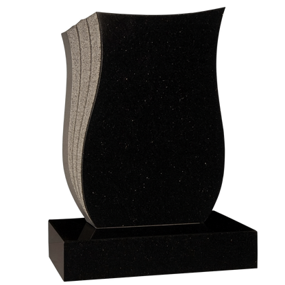 Novara Contemporary Headstone with Rebated Edge | MM058