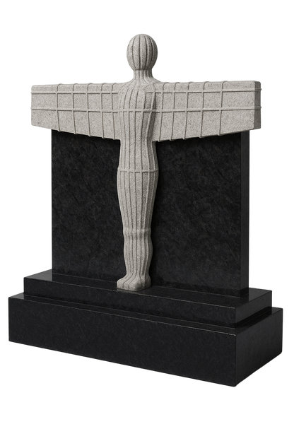 Serapha Angel of the North Headstone | MM040