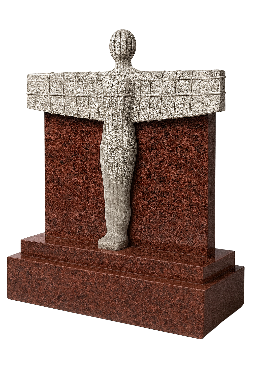Serapha Angel of the North Headstone | MM040