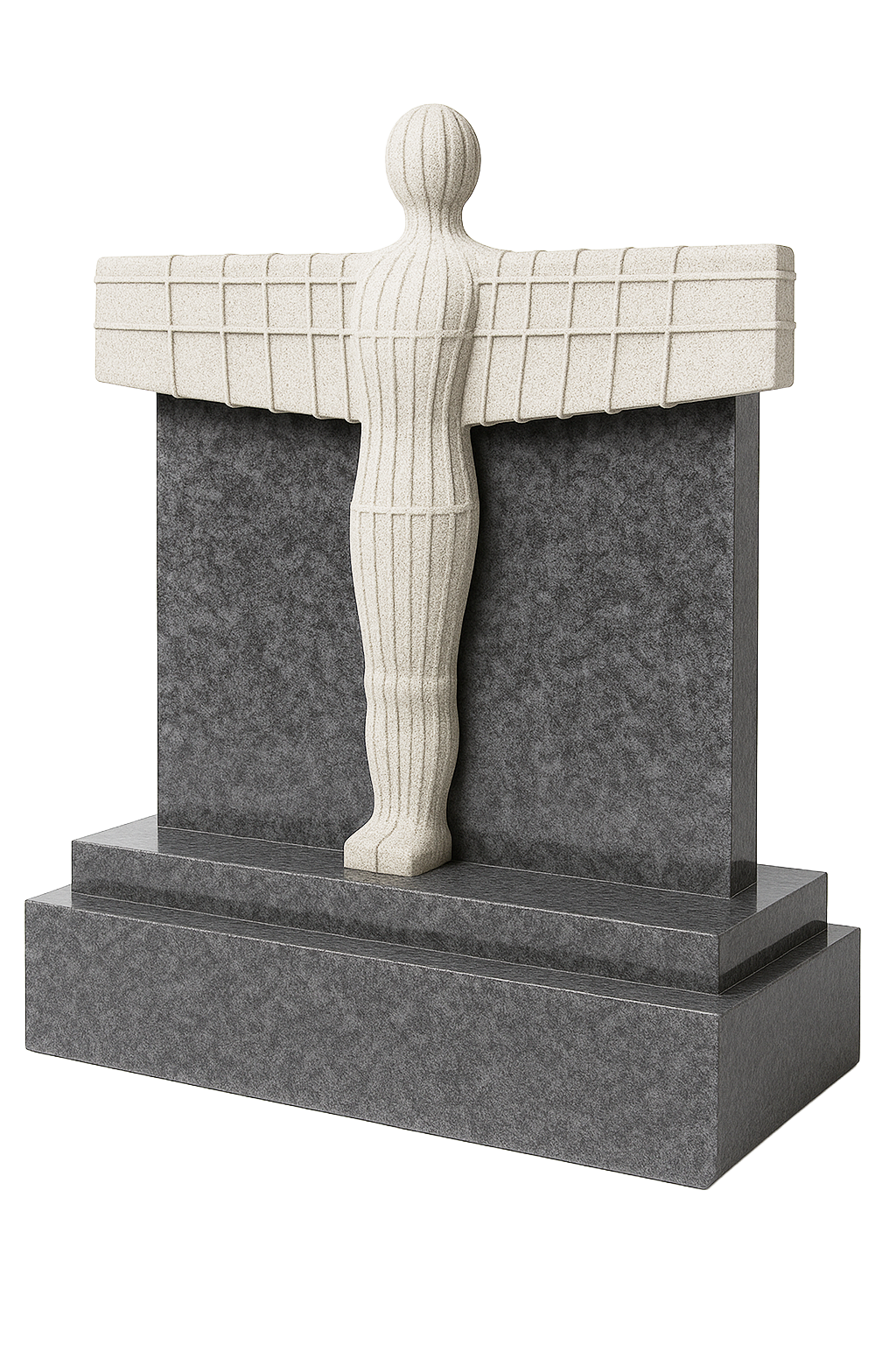 Serapha Angel of the North Headstone | MM040