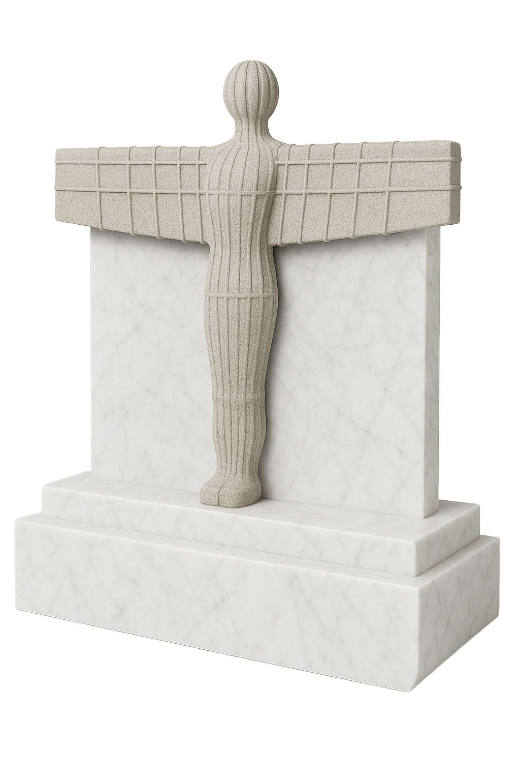 Serapha Angel of the North Headstone | MM040