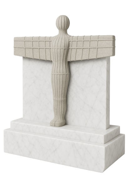 Serapha Angel of the North Headstone | MM040