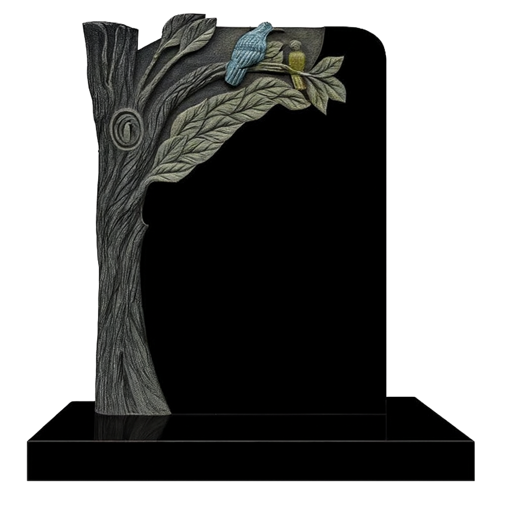 Nurtura Tree, Mother Bird & Chick Headstone | MM070