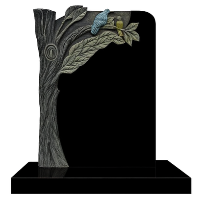 Nurtura Tree, Mother Bird & Chick Headstone | MM070