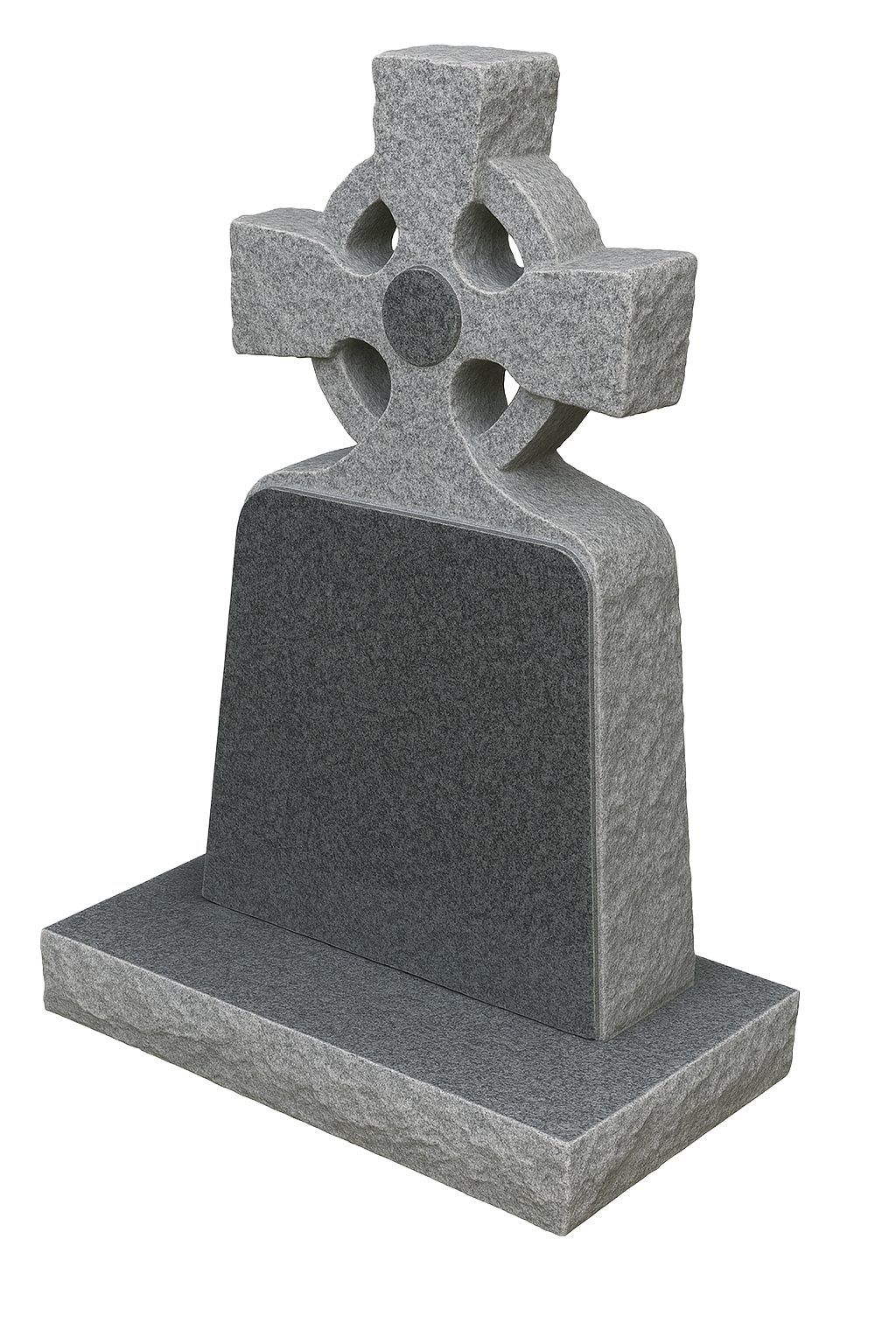 Braemar Natural Rock Celtic Cross Headstone | MM036