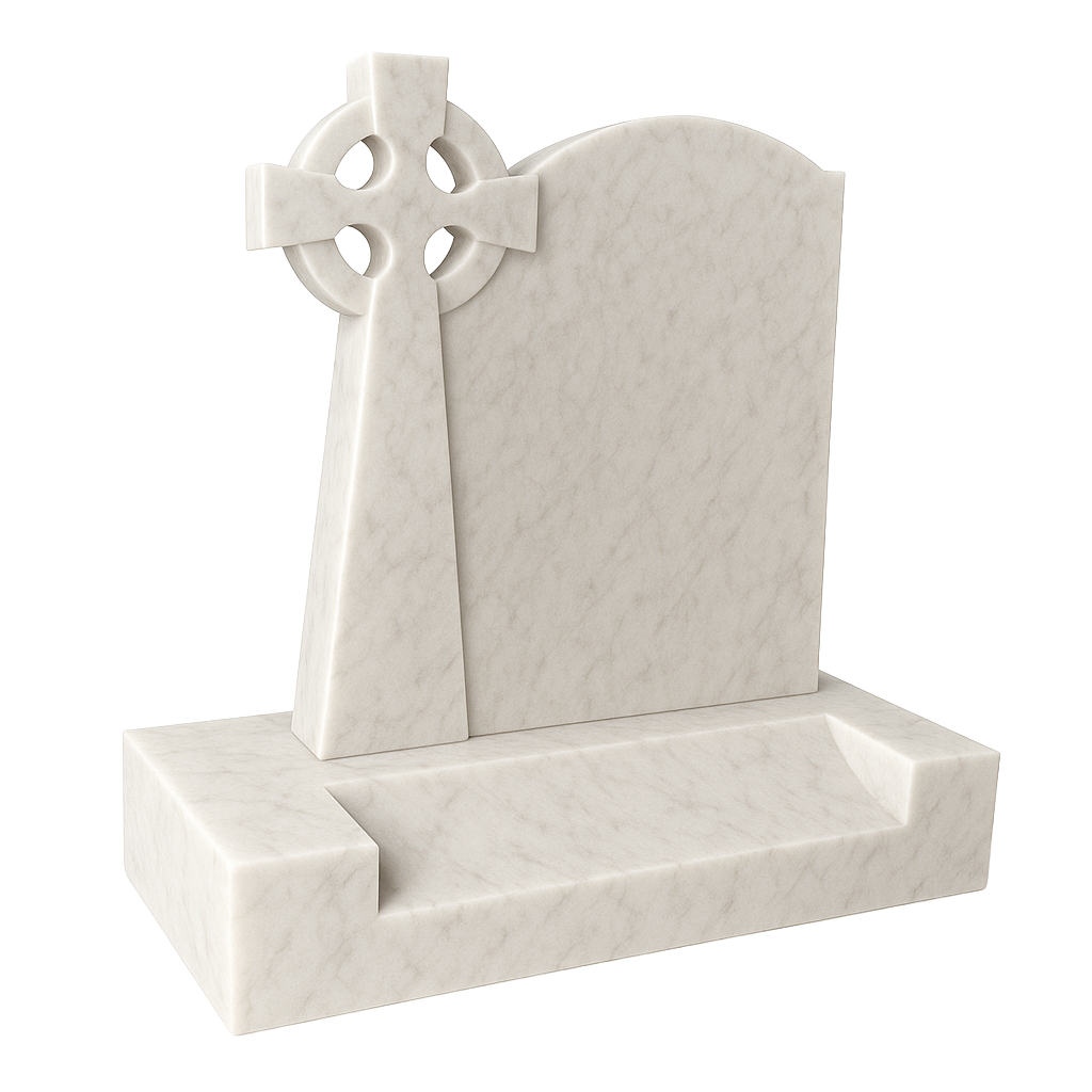 Highland Polished Celtic Cross Headstone | MM039
