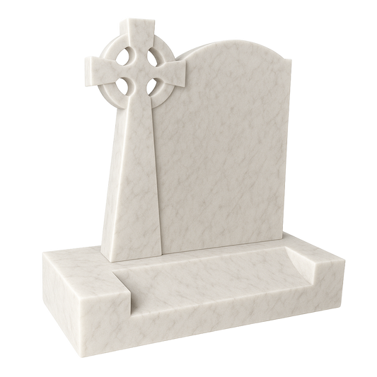 Highland Polished Celtic Cross Headstone | MM039