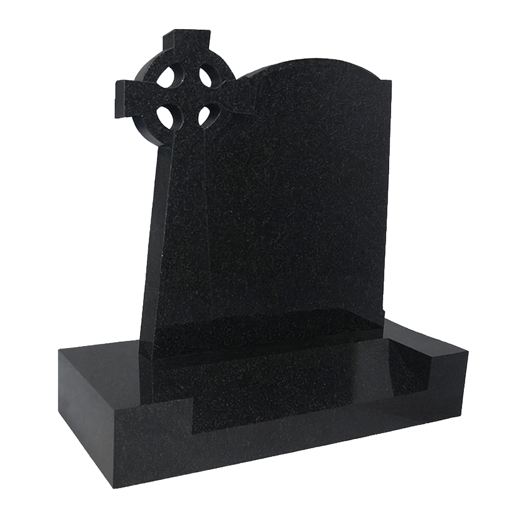 Highland Polished Celtic Cross Headstone | MM039
