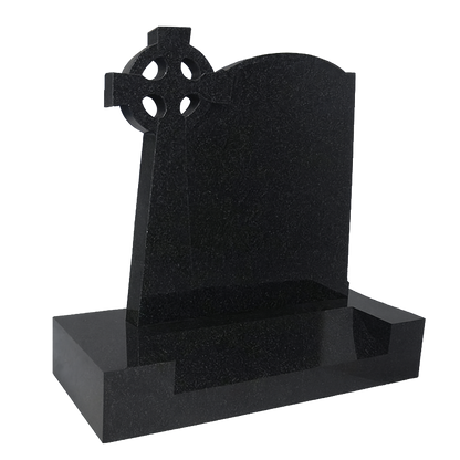 Highland Polished Celtic Cross Headstone | MM039