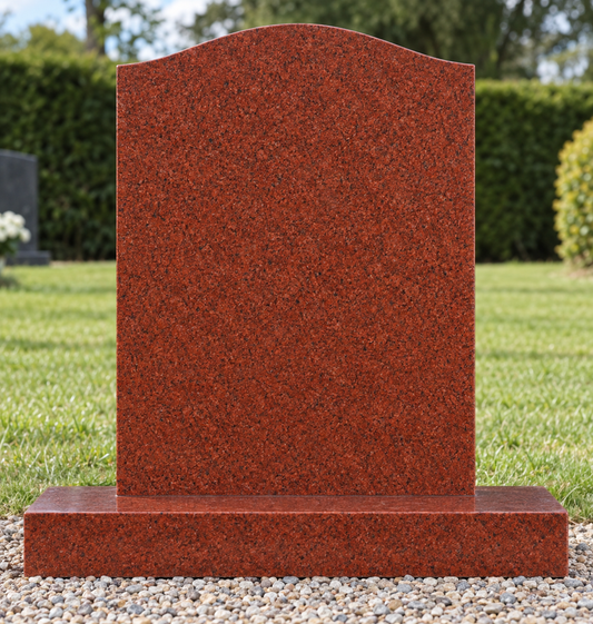 Destiny Traditional Ogee Headstone, canonical memorial master image for Magic Memorials, MM003
