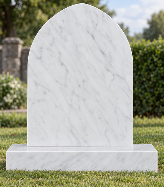 Grace Gothic Arch Headstone | MM006